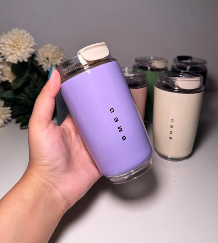 Smeg Travel Coffee Mug, 240ml Insulated Beverage Cup With Leakproof Lid, Long Lasting Coffee Tumbler With Lid, Travel Coffee Thermos - Image 4